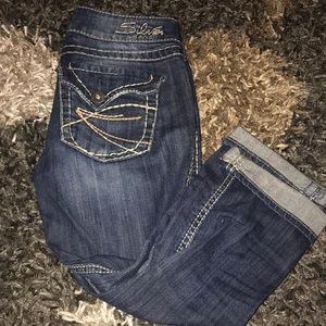 Silver jeans sz 25 Capri